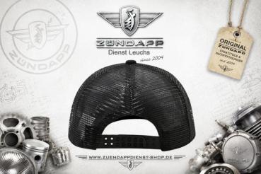Preview: ZÜNDAPP Trucker Cap – Schwarz Sportlich, klassisch & mit dem ikonischen Zündapp Emblem
